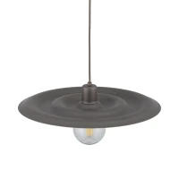 Pendant light 15 W – wavy shade, brown, E27 socket - Image 7