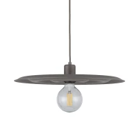 Pendant light 15 W – wavy shade, brown, E27 socket - Image 8