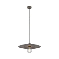 Pendant light 15 W – wavy shade, brown, E27 socket - Image 9