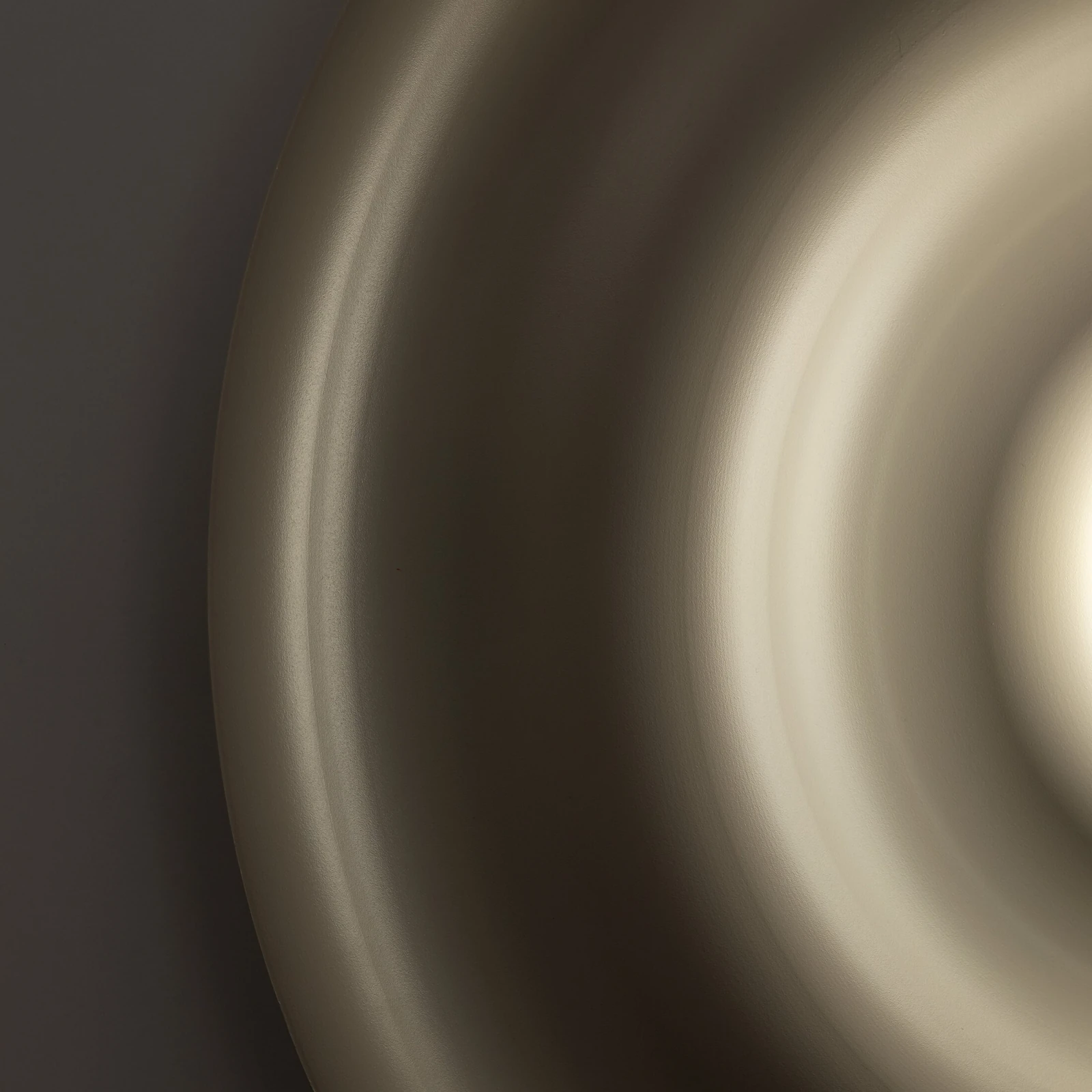 Wall light 8 W – wavy disc, cashmere tone, G9 socket