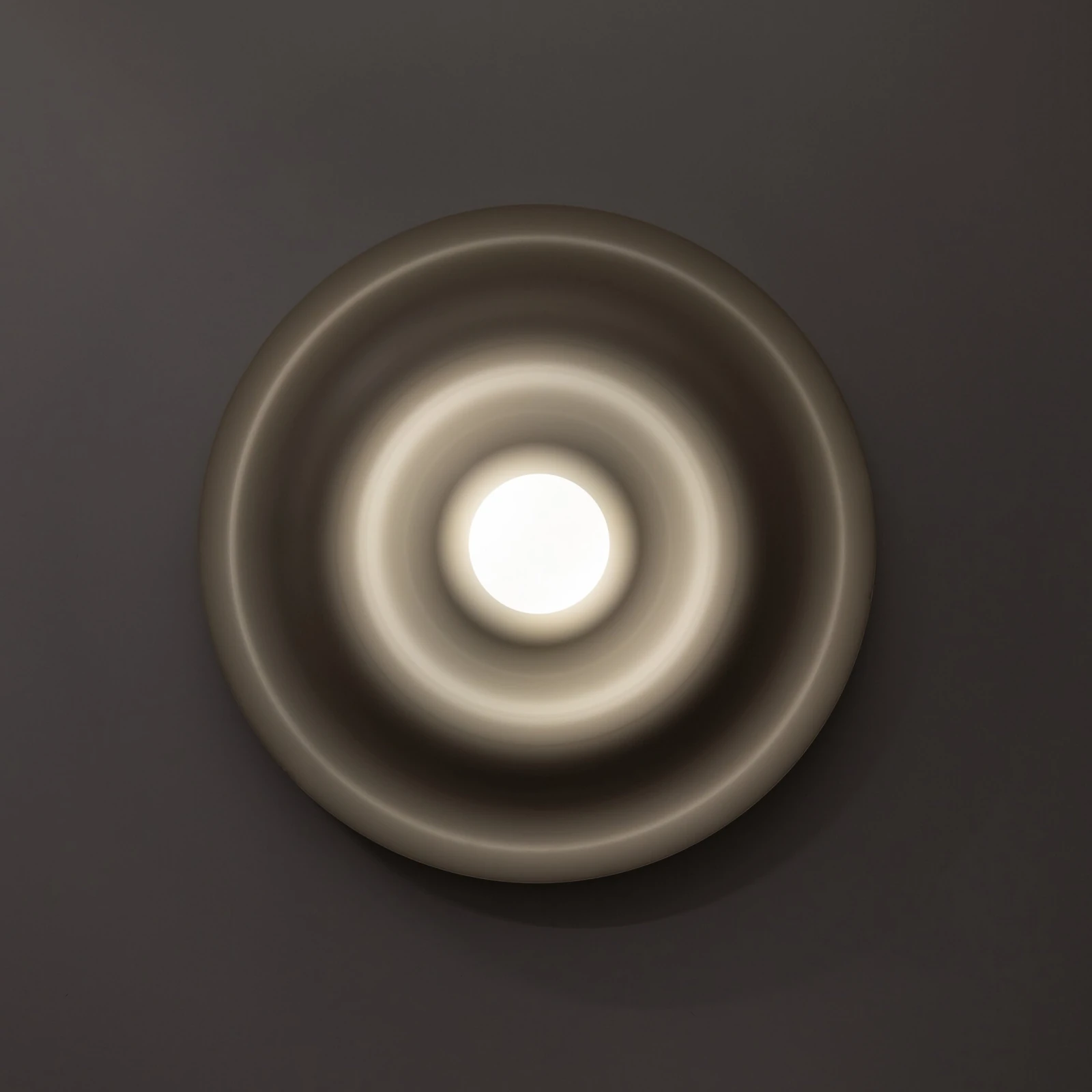 Wall light 8 W – wavy disc, cashmere tone, G9 socket