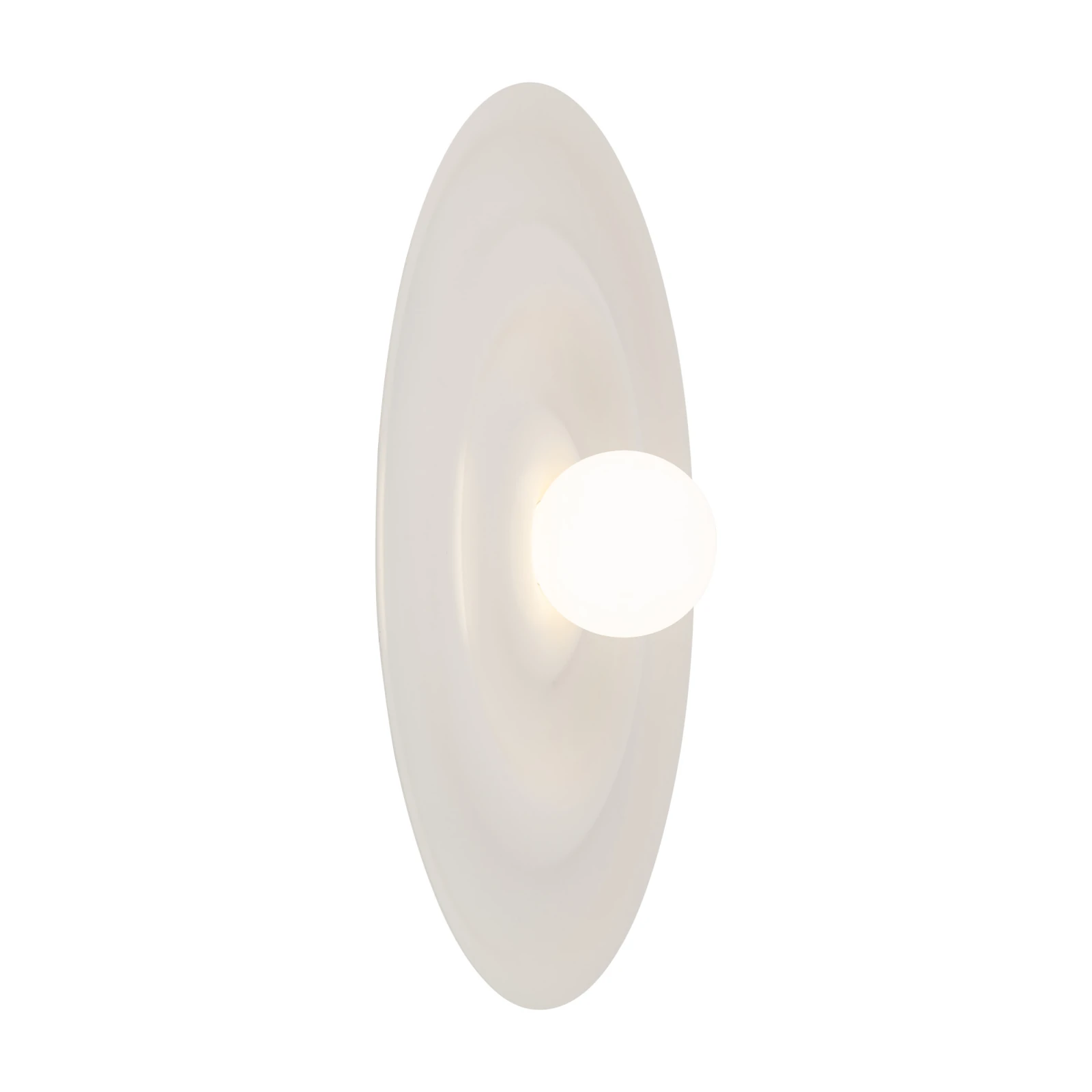 Wall light 8 W – wavy disc, cashmere tone, G9 socket