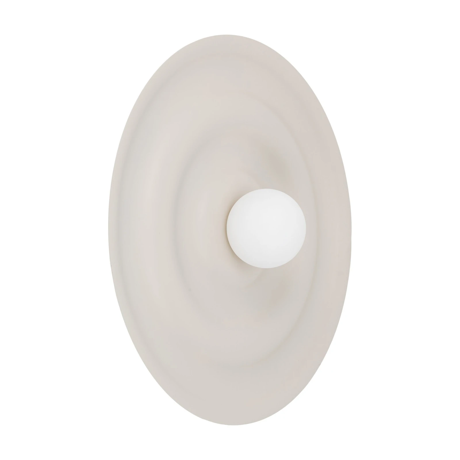 Wall light 8 W – wavy disc, cashmere tone, G9 socket