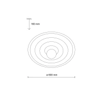 Wall light 8 W – wavy disc, cashmere tone, G9 socket - Image 8