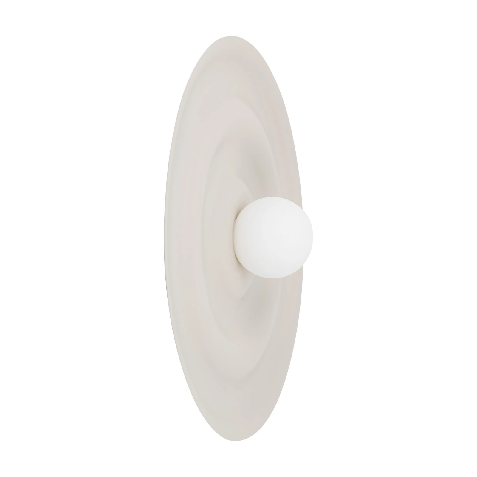 Wall light 8 W – wavy disc, cashmere tone, G9 socket