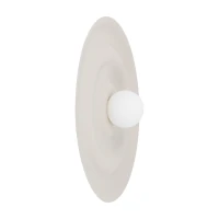 Wall light 8 W – wavy disc, cashmere tone, G9 socket - Image 2