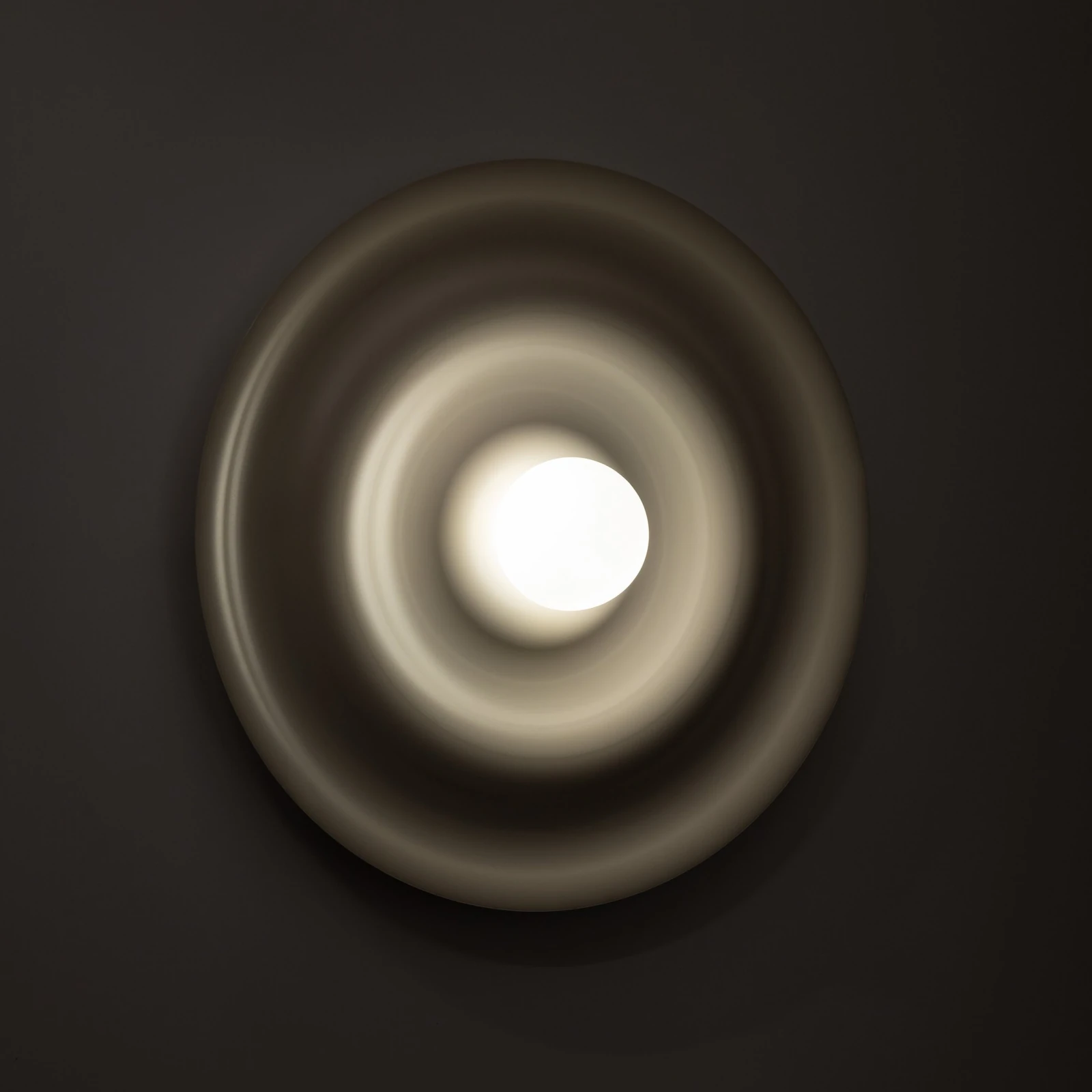 Wall light 8 W – wavy disc, cashmere tone, G9 socket
