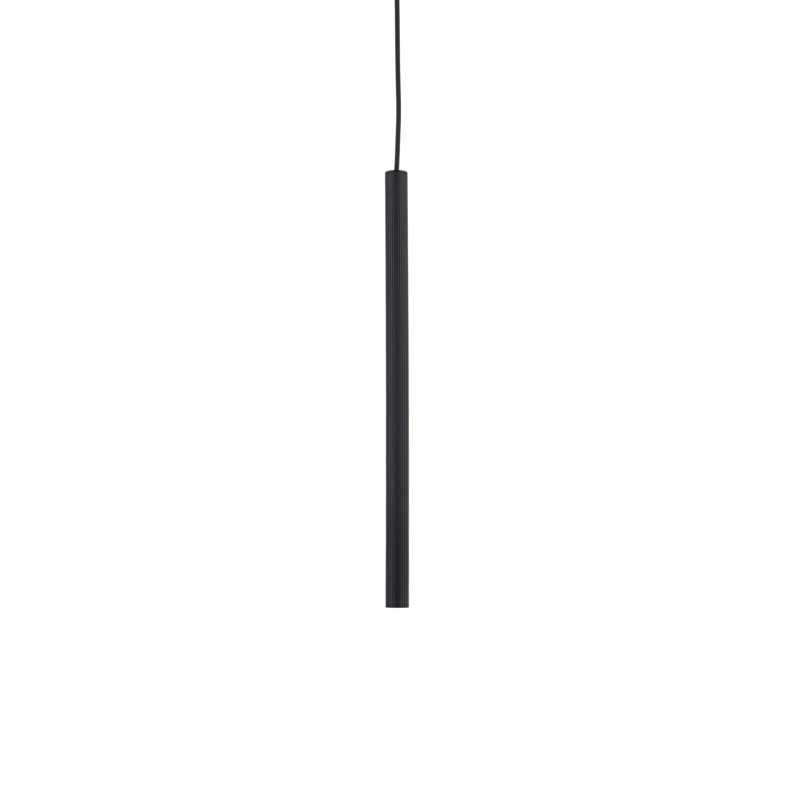 Pendant light 50 cm – tube, black, G9
