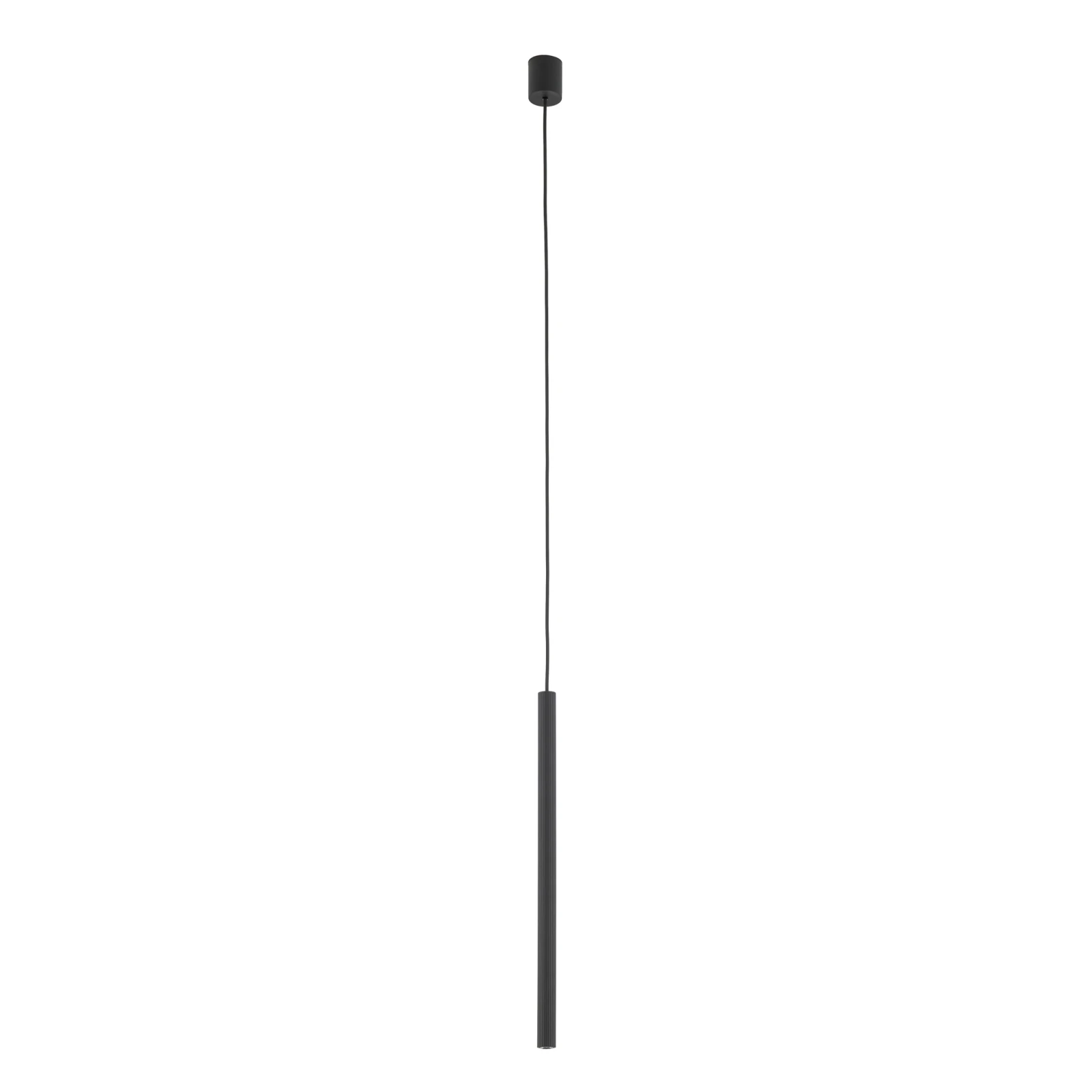 Pendant light 50 cm – tube, black, G9