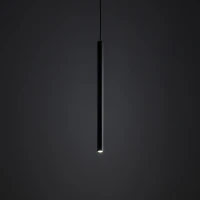 Pendant light 50 cm – tube, black, G9 - Image 2