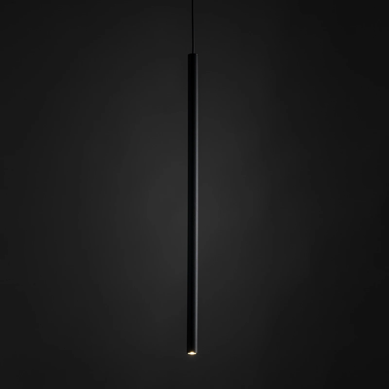 Pakabinamas šviestuvas FERRO 75 cm, juodas, G9