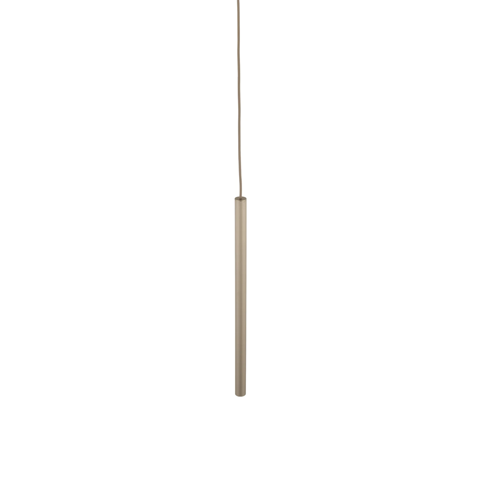Pendant light 50 cm – tube, champagne beige, G9