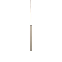 Pendant light 50 cm – tube, champagne beige, G9 - Image 3