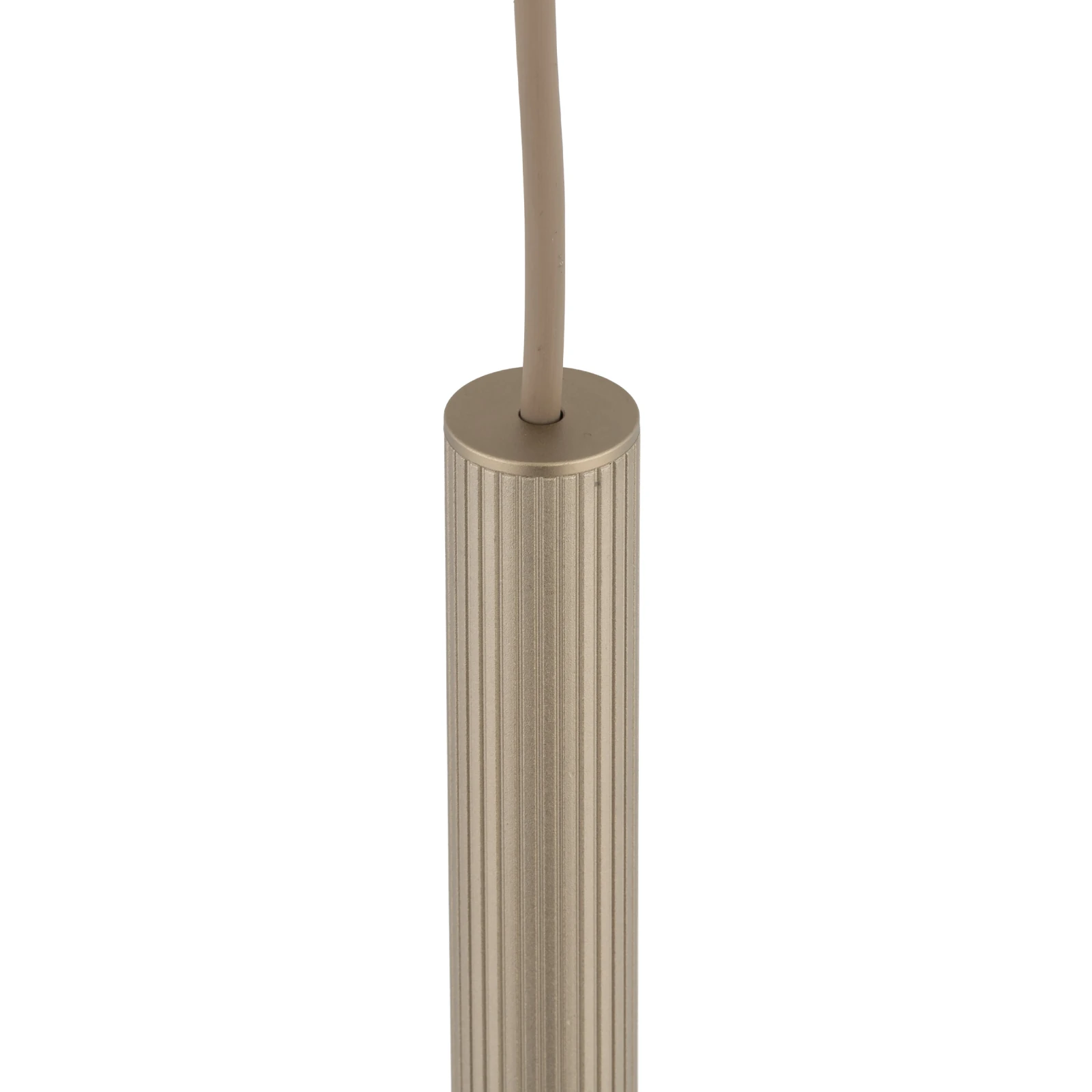 Pendant light 50 cm – tube, champagne beige, G9