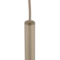 Pendant light 50 cm – tube, champagne beige, G9 - Image 4