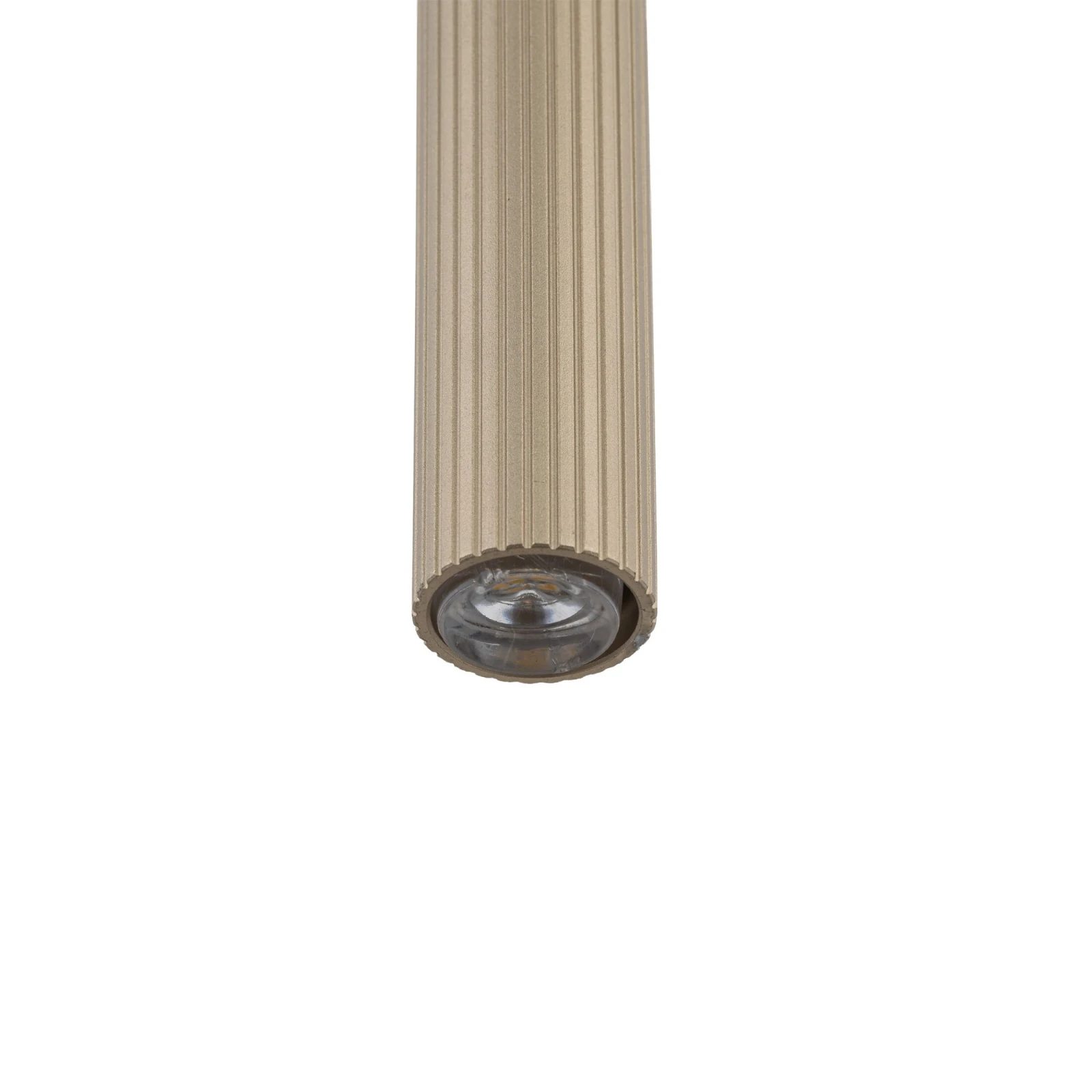 Pendant light 50 cm – tube, champagne beige, G9