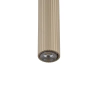 Pendant light 50 cm – tube, champagne beige, G9 - Image 5