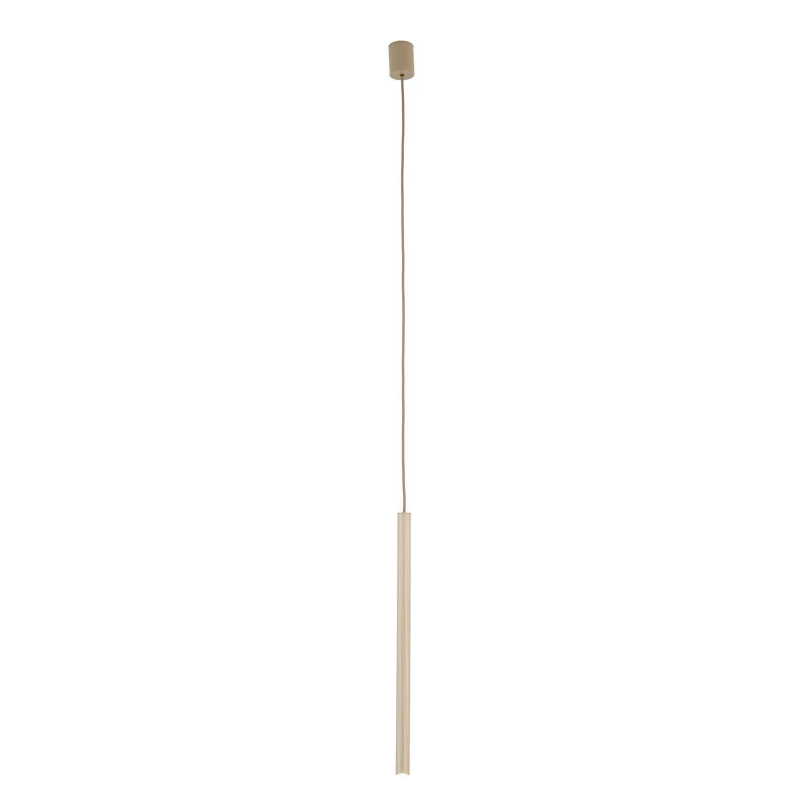 Pendant light 50 cm – tube, champagne beige, G9