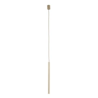 Pendant light 50 cm – tube, champagne beige, G9 - Image 6