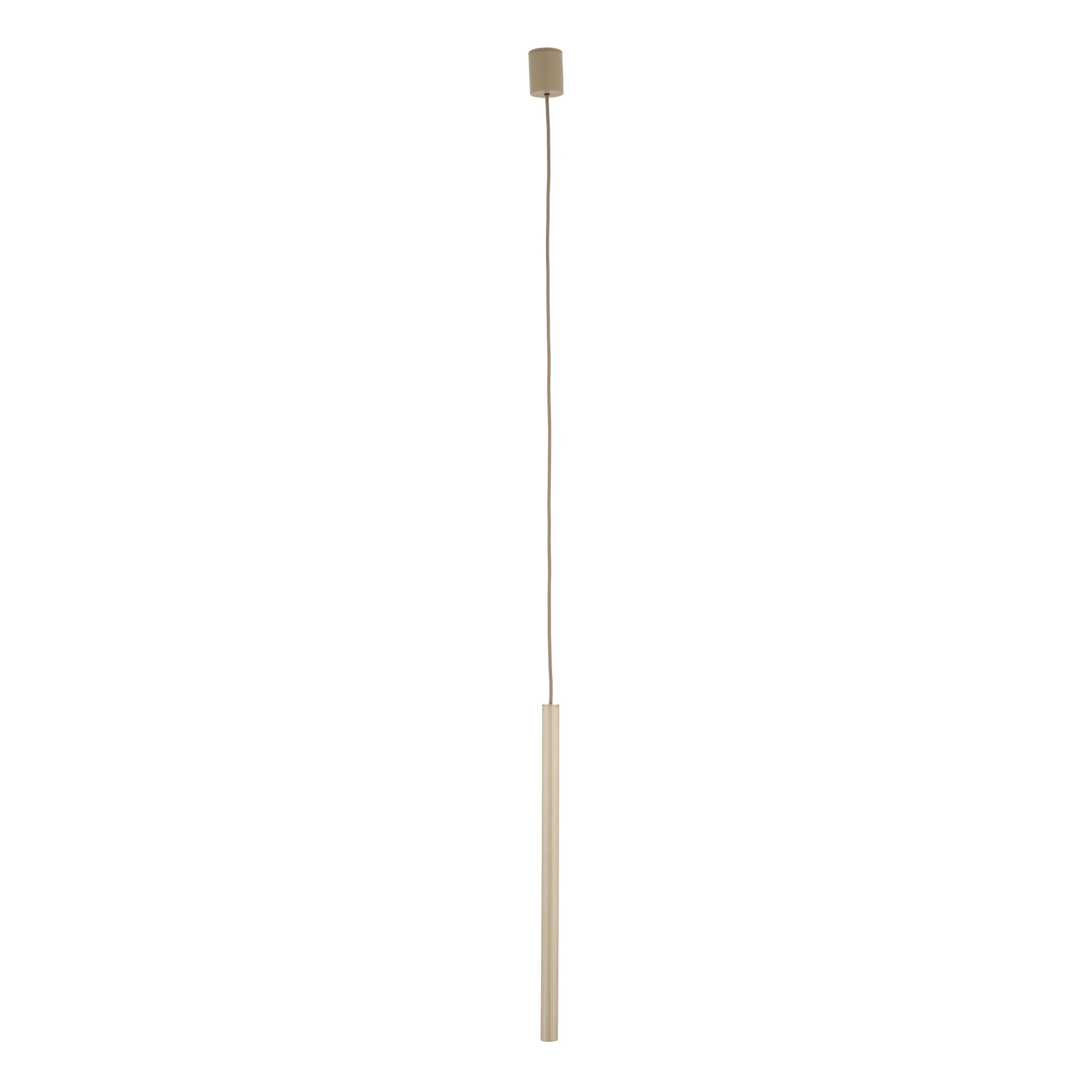 Pendant light 50 cm – tube, champagne beige, G9