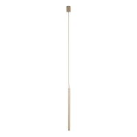 Pendant light 50 cm – tube, champagne beige, G9 - Image 8