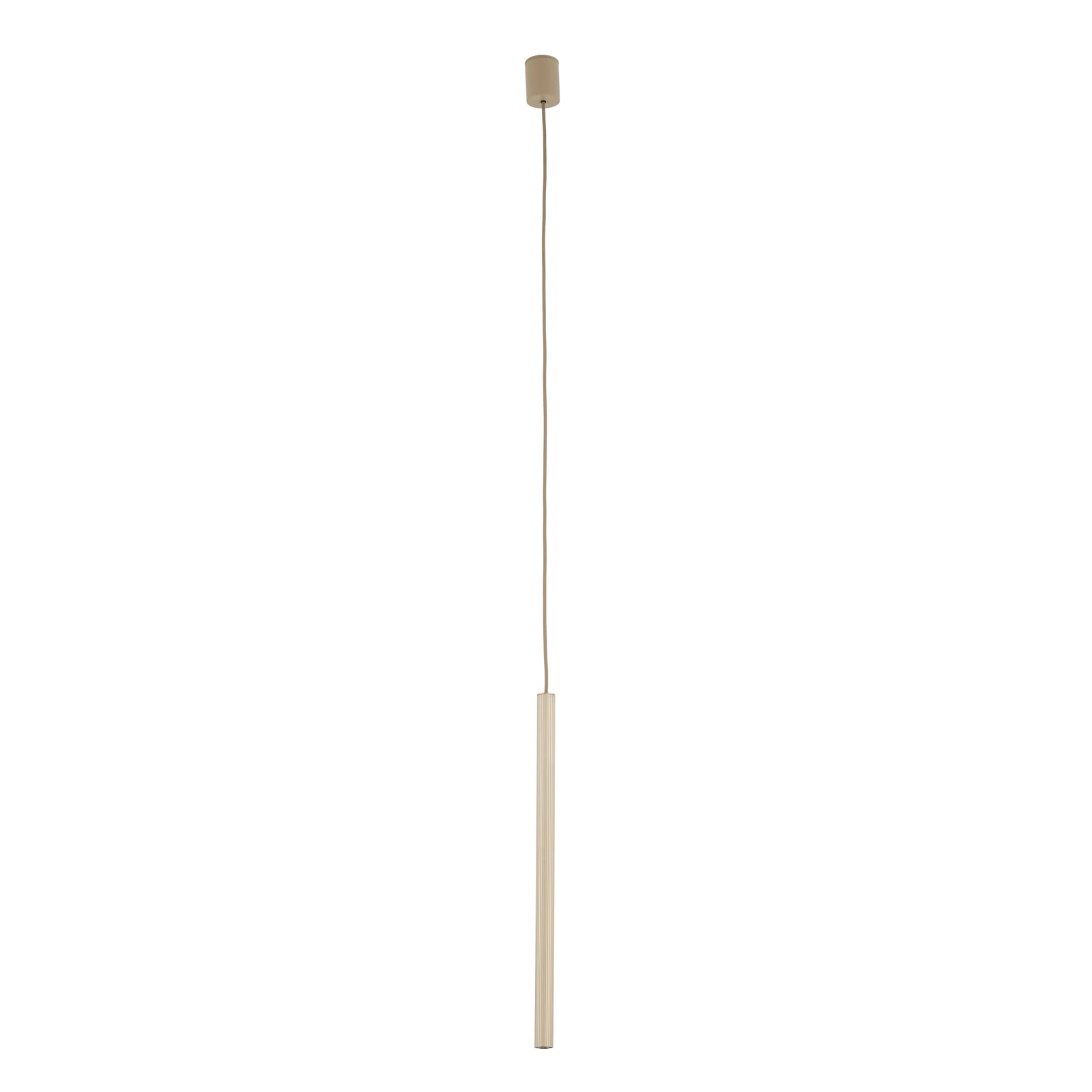 Pendant light 50 cm – tube, champagne beige, G9