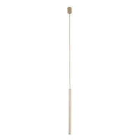 Pendant light 50 cm – tube, champagne beige, G9 - Image 1