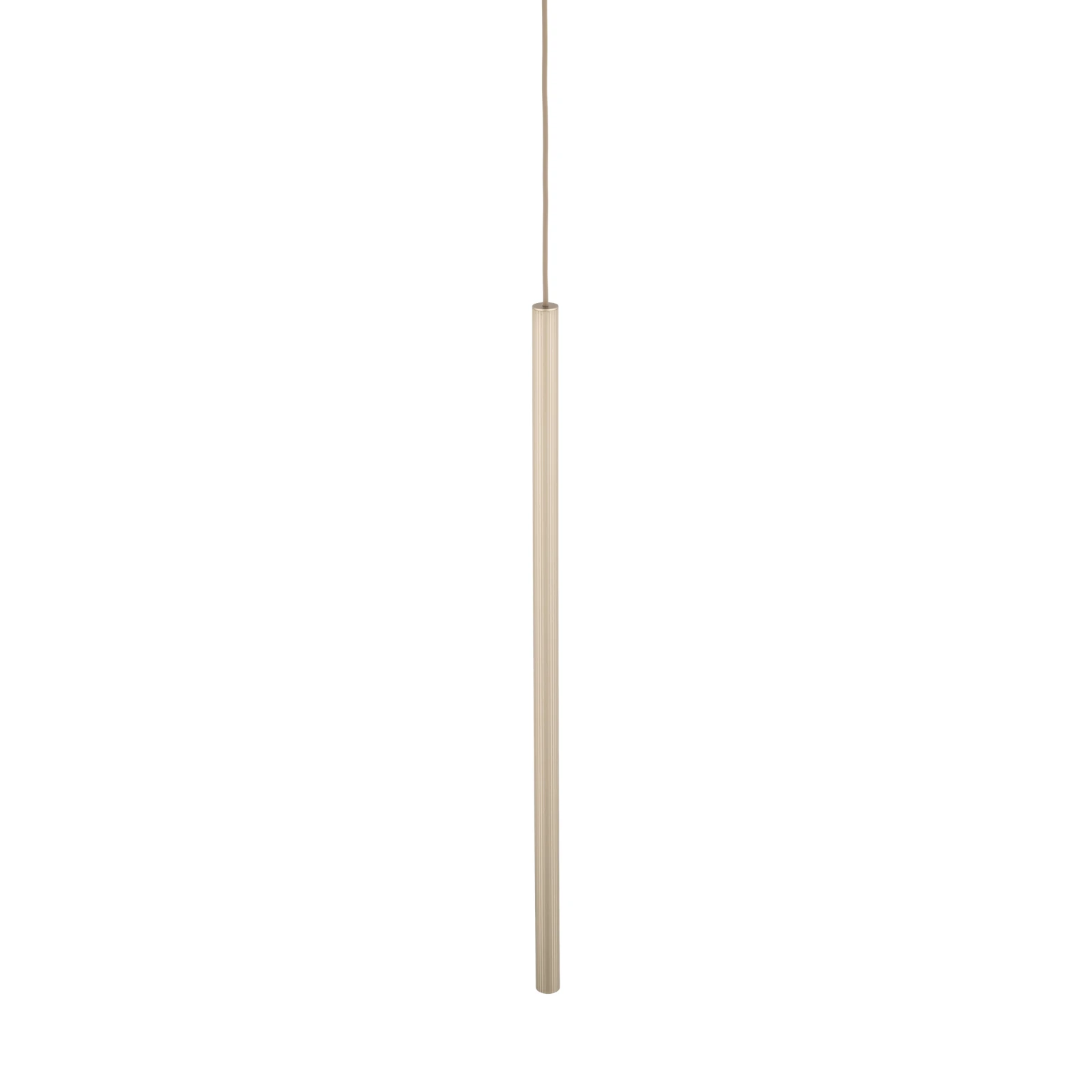 Pendant light 75 cm – tube, champagne beige, G9