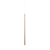 Pendant light 75 cm – tube, champagne beige, G9 - Image 3