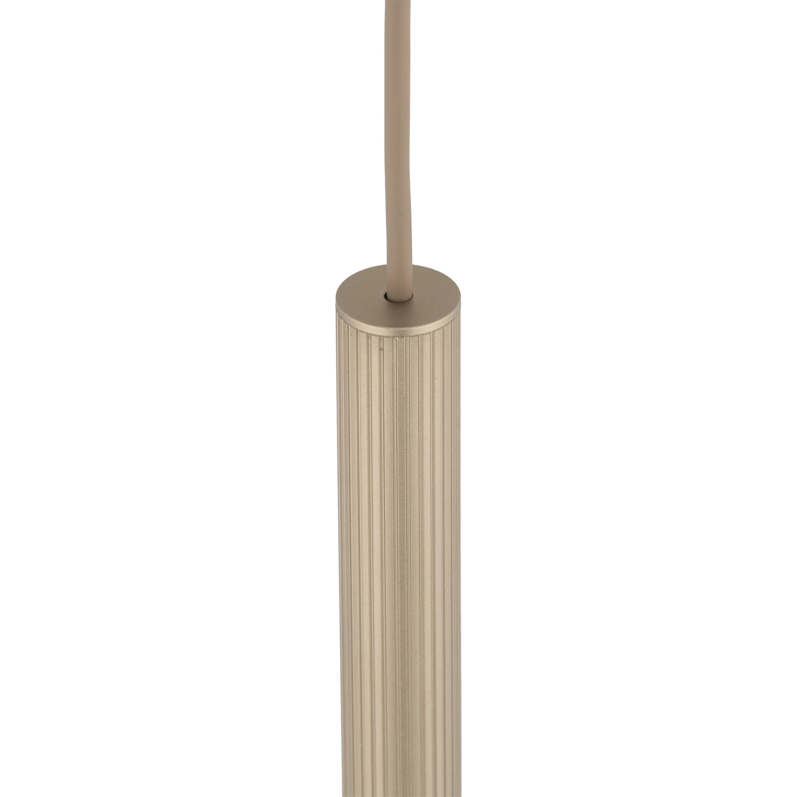 Pendant light 75 cm – tube, champagne beige, G9