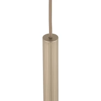 Pendant light 75 cm – tube, champagne beige, G9 - Image 4