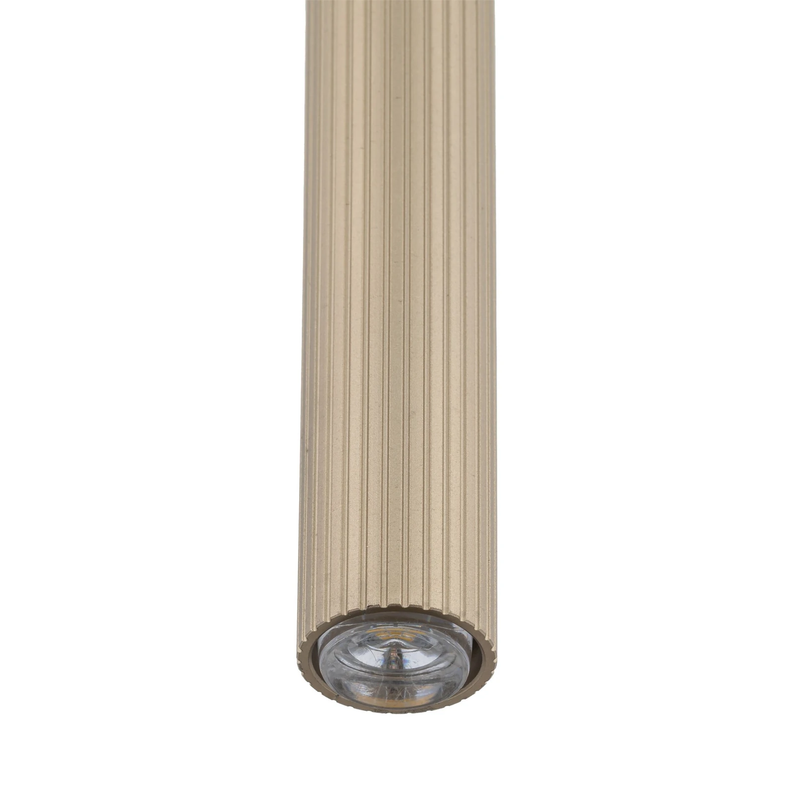 Pendant light 75 cm – tube, champagne beige, G9