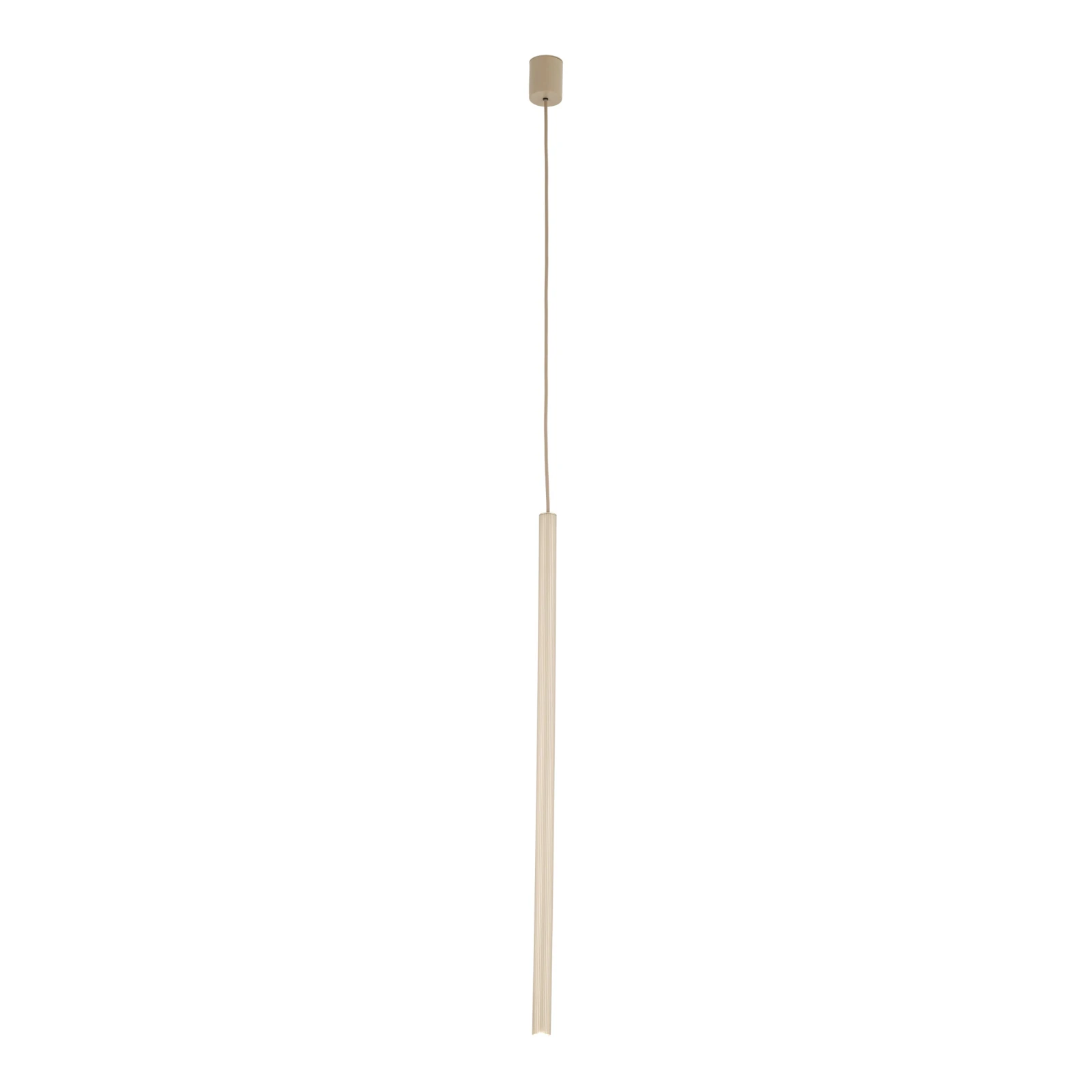 Pendant light 75 cm – tube, champagne beige, G9