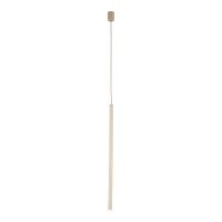 Pendant light 75 cm – tube, champagne beige, G9 - Image 6