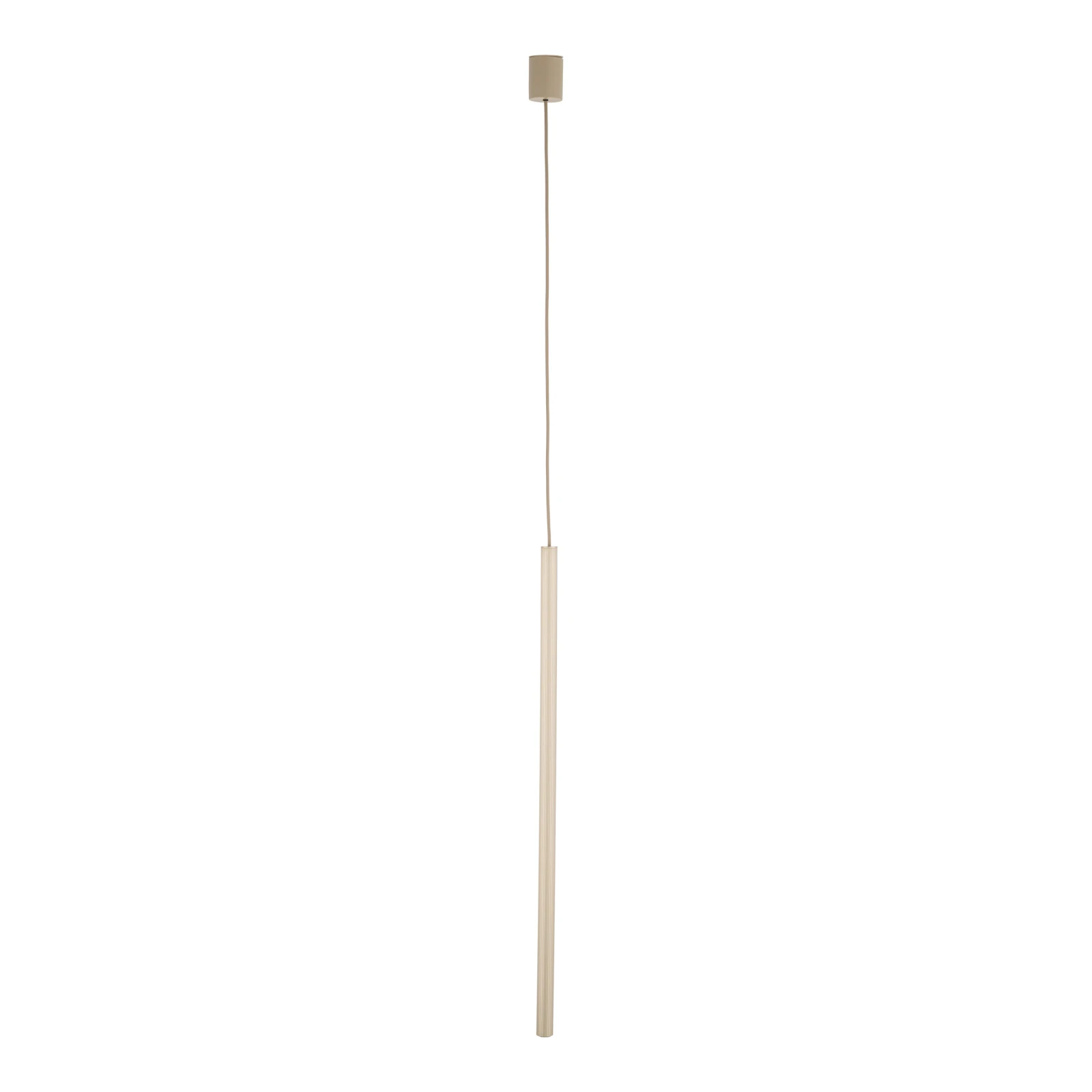 Pendant light 75 cm – tube, champagne beige, G9
