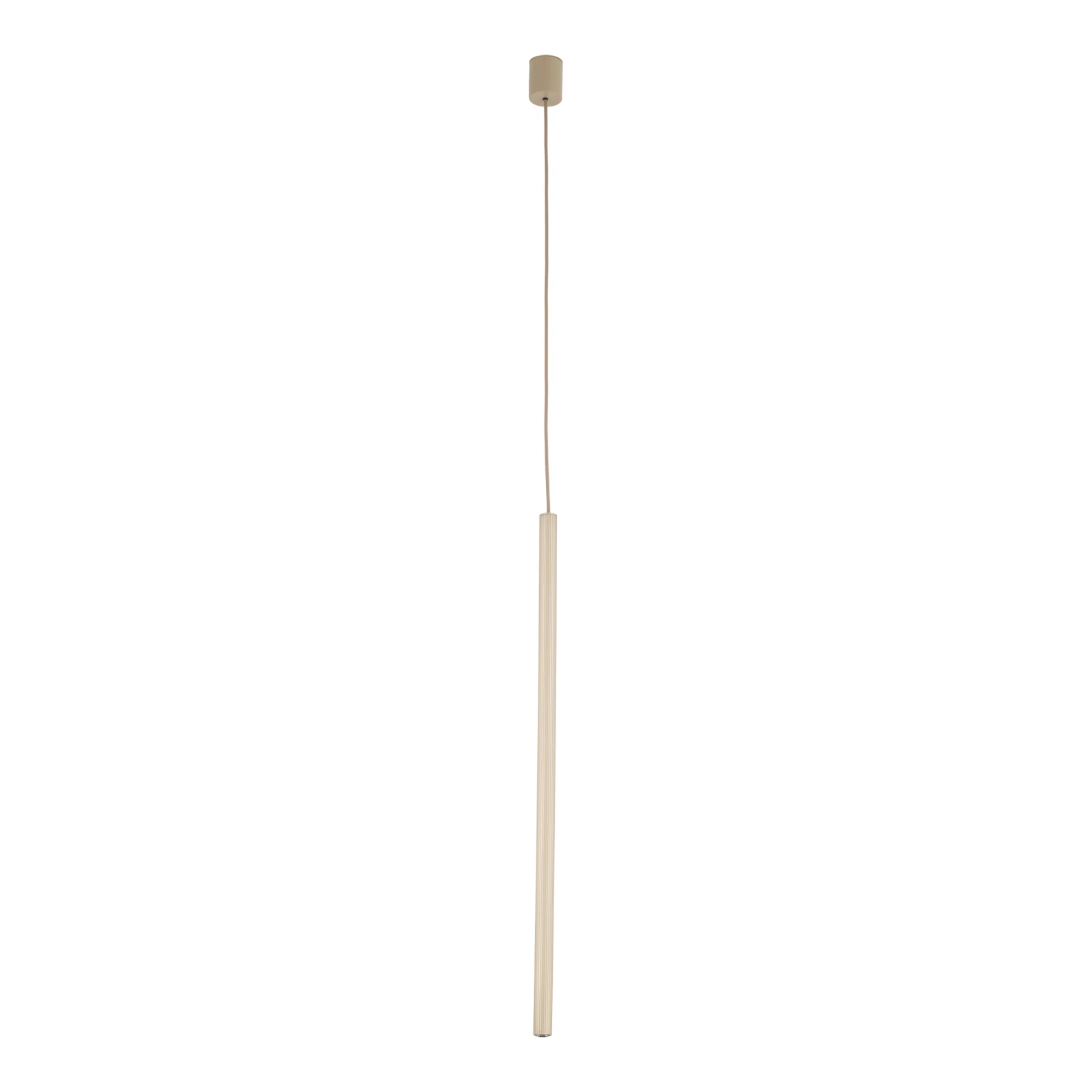 Pendant light 75 cm – tube, champagne beige, G9