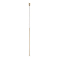 Pendant light 75 cm – tube, champagne beige, G9 - Image 1