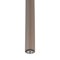 Pendant light 75 cm – cylindrical, brown, G9 - Image 5