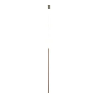 Pendant light 75 cm – cylindrical, brown, G9 - Image 8