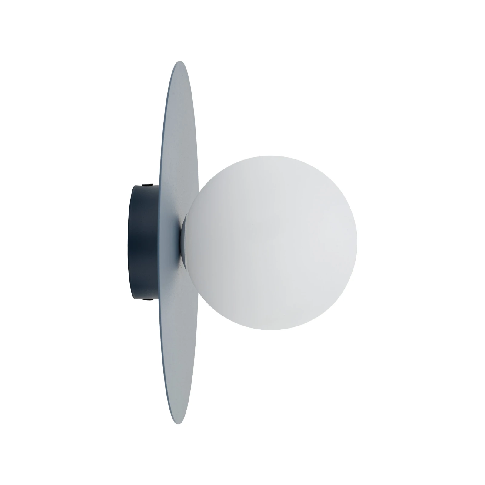 Wall light – round, navy, opal G9