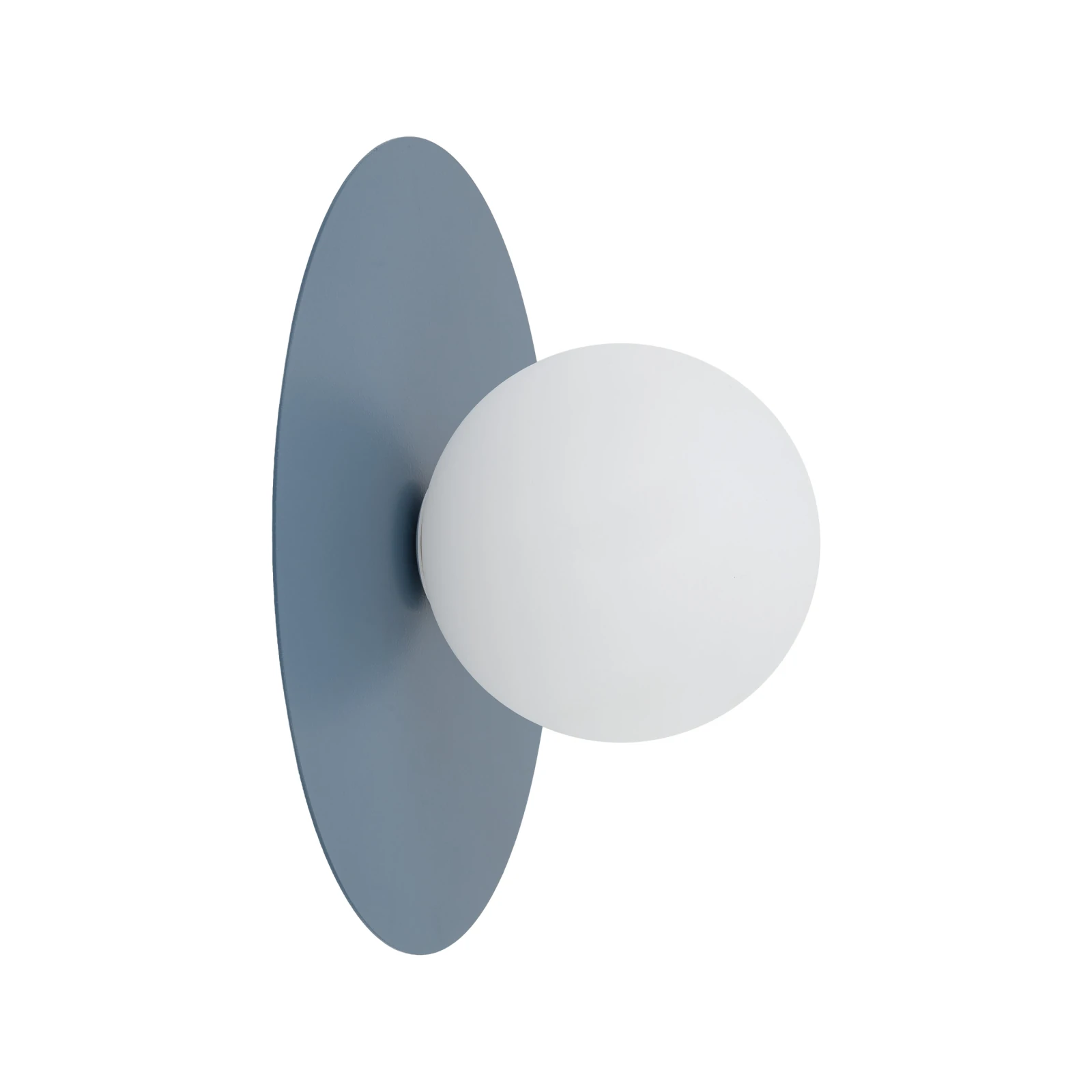 Wall light – round, navy, opal G9