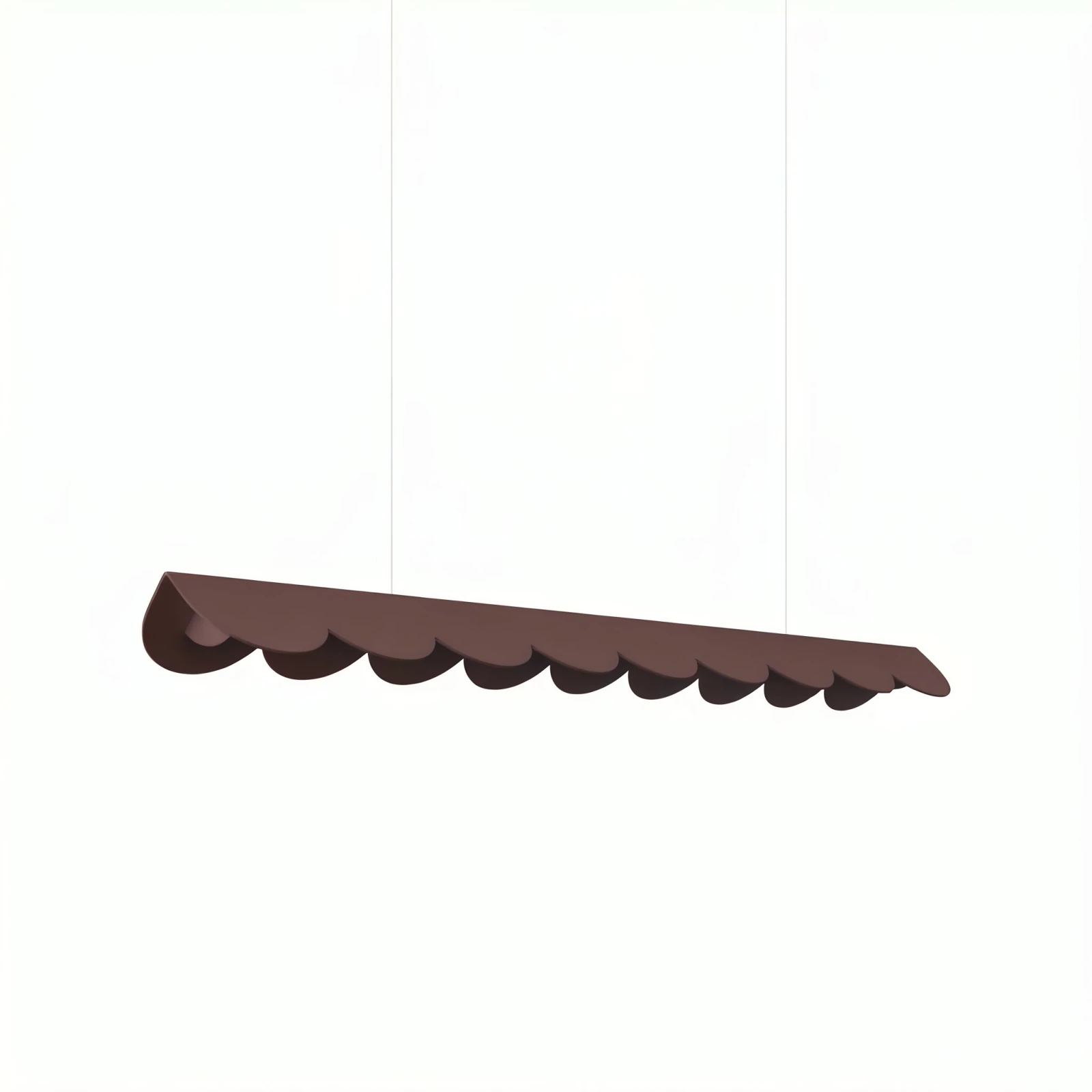 Pakabinamas šviestuvas 98,5 cm / 12W – banguota linija, rudas, CRI93