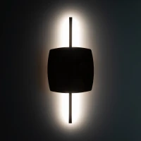 Sieninis LED šviestuvas SELVA M, 9 W, riešutmedžio skydelis - Nuotrauka 4