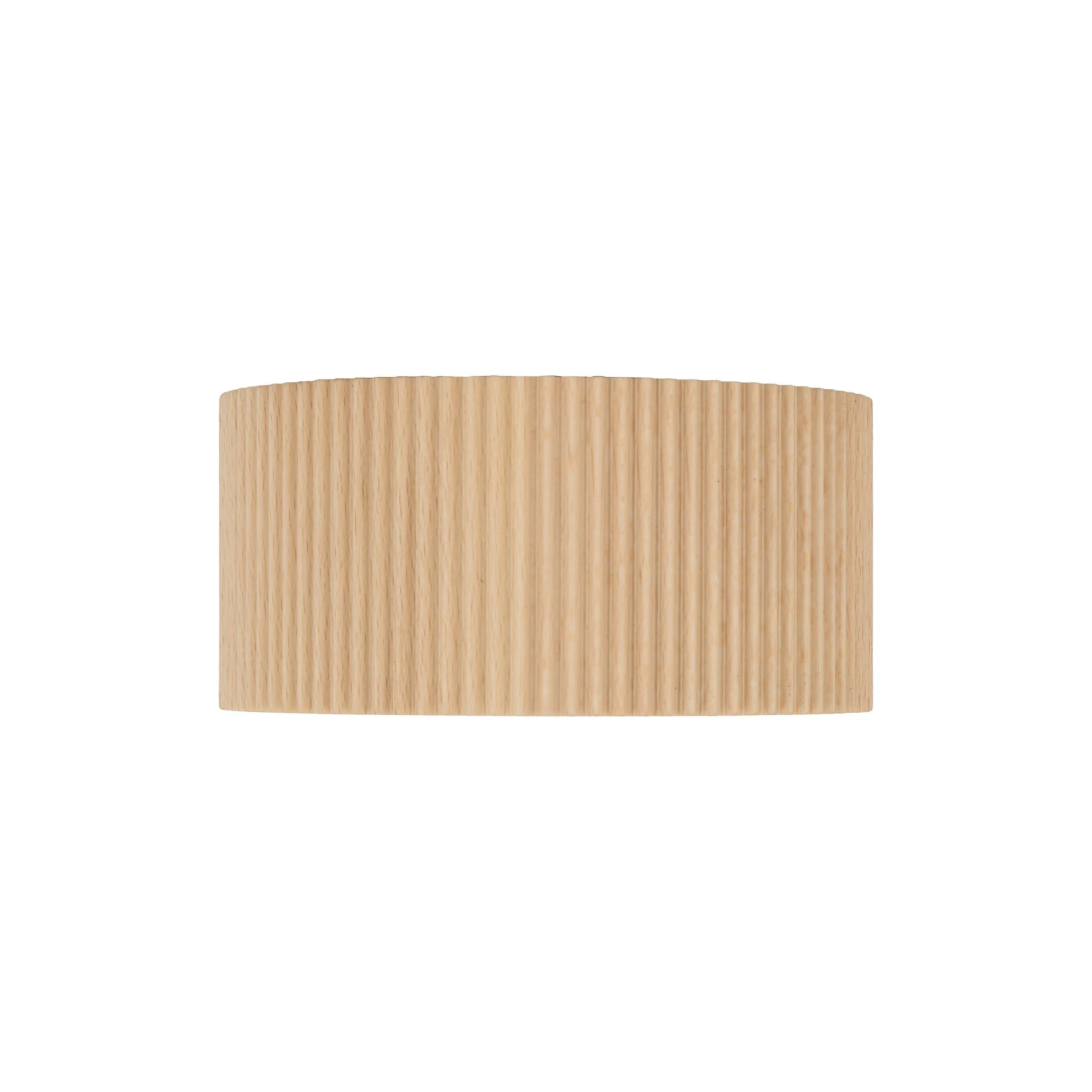 Ceiling light GX53 – cylindrical, beech wood, grooved body