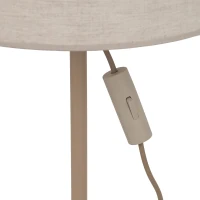 E27 floor lamp – fabric shade, sandy beige finish - Image 3