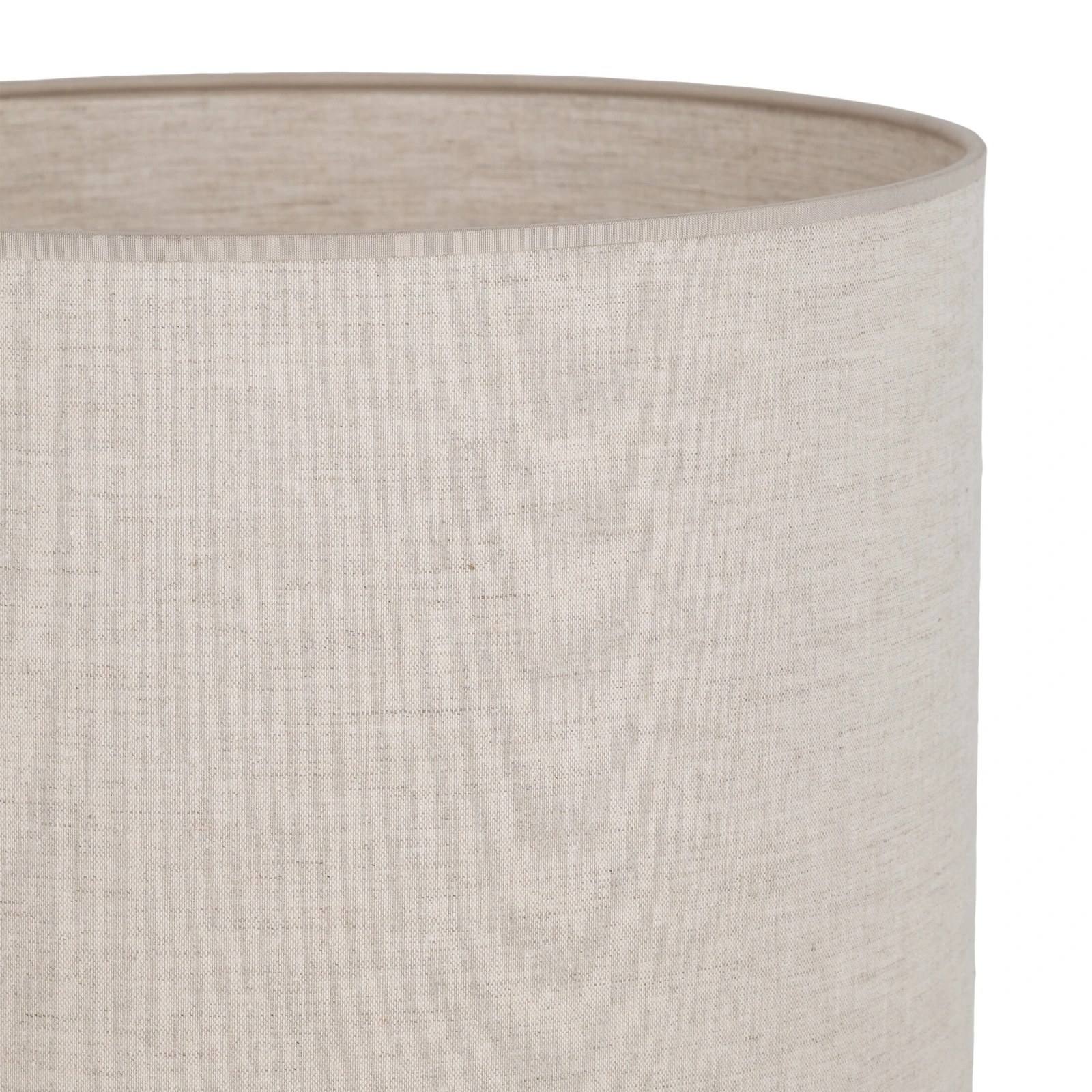 E27 floor lamp – fabric shade, sandy beige finish