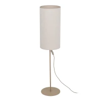 E27 floor lamp – fabric shade, sandy beige finish - Image 5