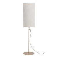 E27 floor lamp – fabric shade, sandy beige finish - Image 2