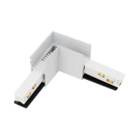MAGNETIC EASY L+FLEX jungtis paviršiniam bėgeliui, balta - Nuotrauka 1