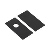 MAGNETIC EASY track end cap – black, aluminium finish